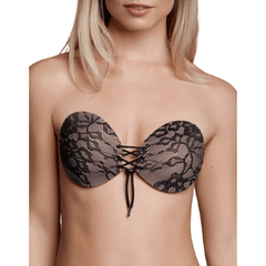 BYE-BRA - SOUTIEN-GORGE ADHÉSIF EMPLACEMENT & BRODERIE BONNET A