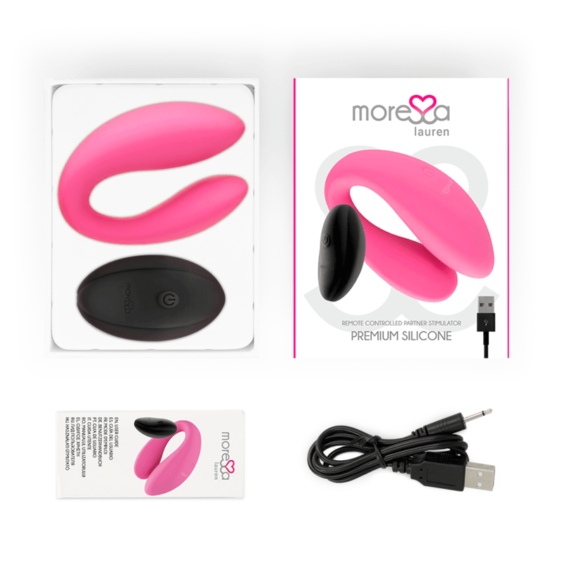 MORESSA - STIMULATEUR  TÉLÉCOMMANDE LAUREN POUR COUPLES