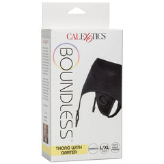 CALEXOTICS - BOUNDLESS STRING AVEC JARRETIÈRE L/XL