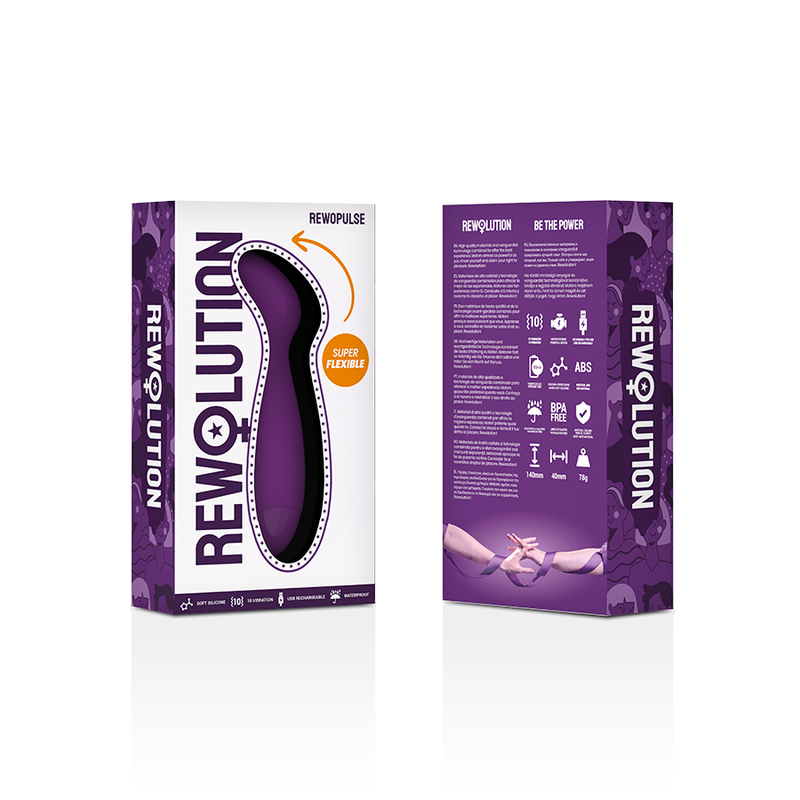 REWOLUTION - REWOPULSE VIBRATEUR FLEXIBLE STIMULATEUR DE POINT G