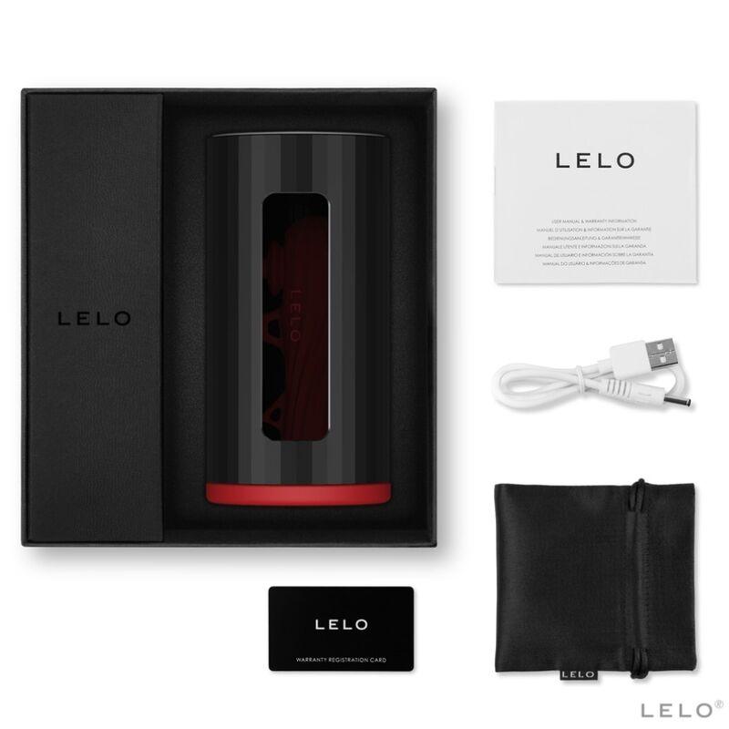 LELO F1S V2 Masturbateur Homme avec Technologie SDK Rouge-Noir