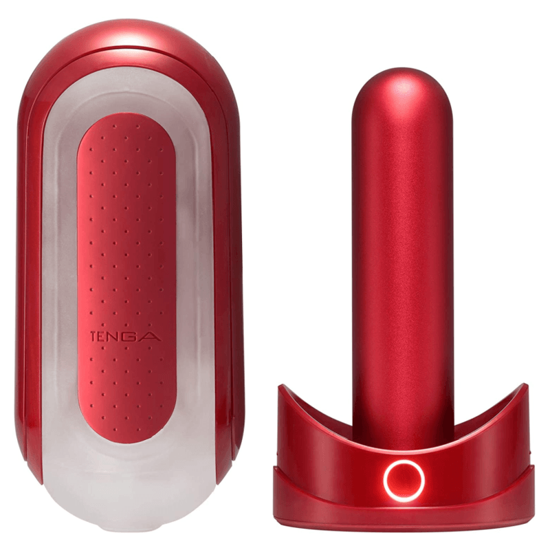 TENGA Flip Zero Rouge avec Chauffage - Masturbateur Homme