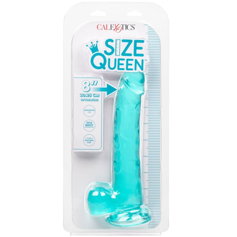 CALEXOTICS - GODE TAILLE REINE BLEU 20.3 CM