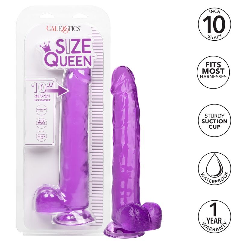 CALEXOTICS - GODE REINE TAILLE VIOLET 25.5 CM