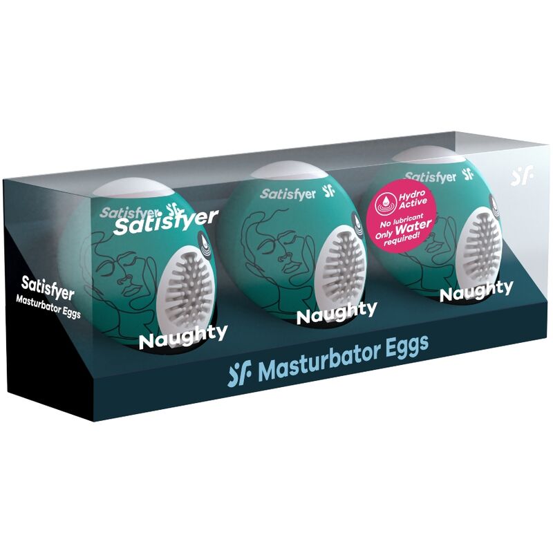 SATISFYER - 3 OEUFS MASTURBATEURS NAUGHTY