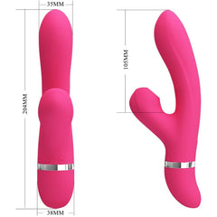PRETTY LOVE - VIBRATEUR ET VENTOUSE WILLOW RABBIT