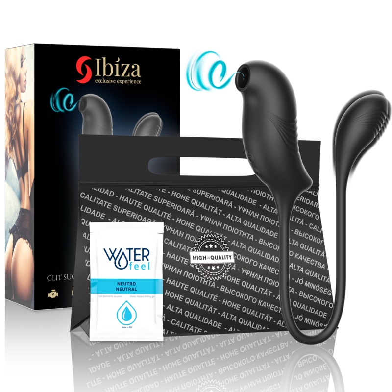 IBIZA - STIMULATEUR AVEC ASPIRATION MAGIQUE DU CLITORIS ET VIBRATION