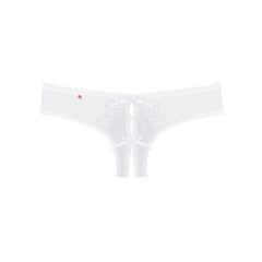 OBSESSIVE - CULOTTE ALABASTRA SEXY CROCHLESS BLANC L/XL