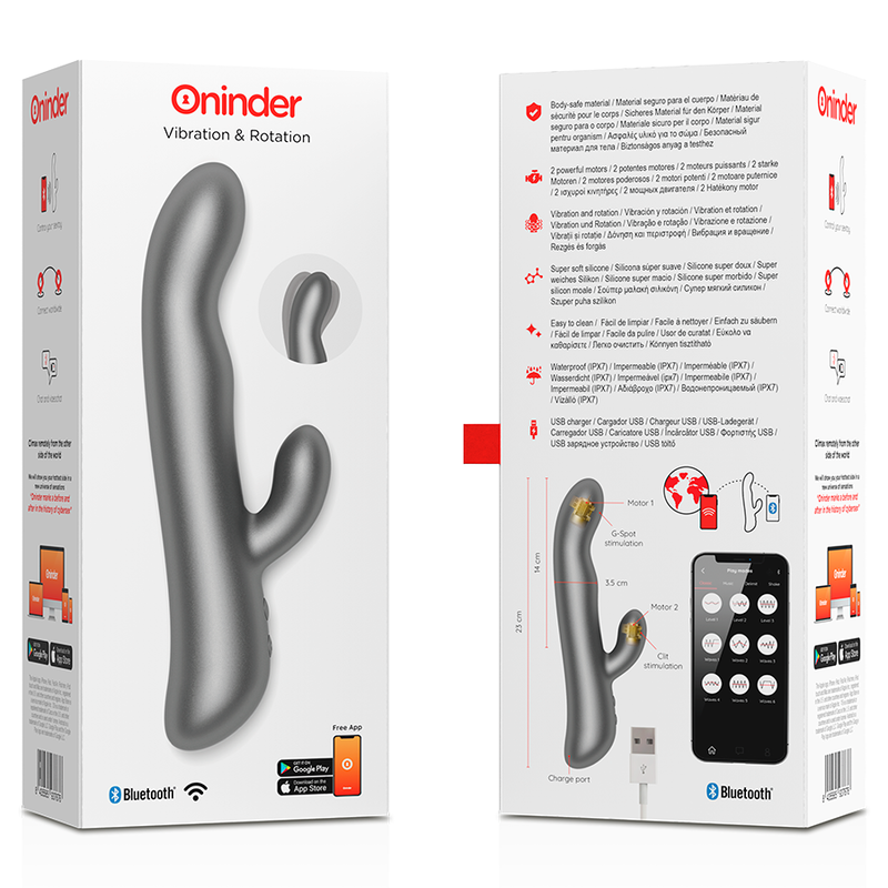 ONINDER - OSLO VIBRATION ET ROTATION ROSE - APPLICATION GRATUITE