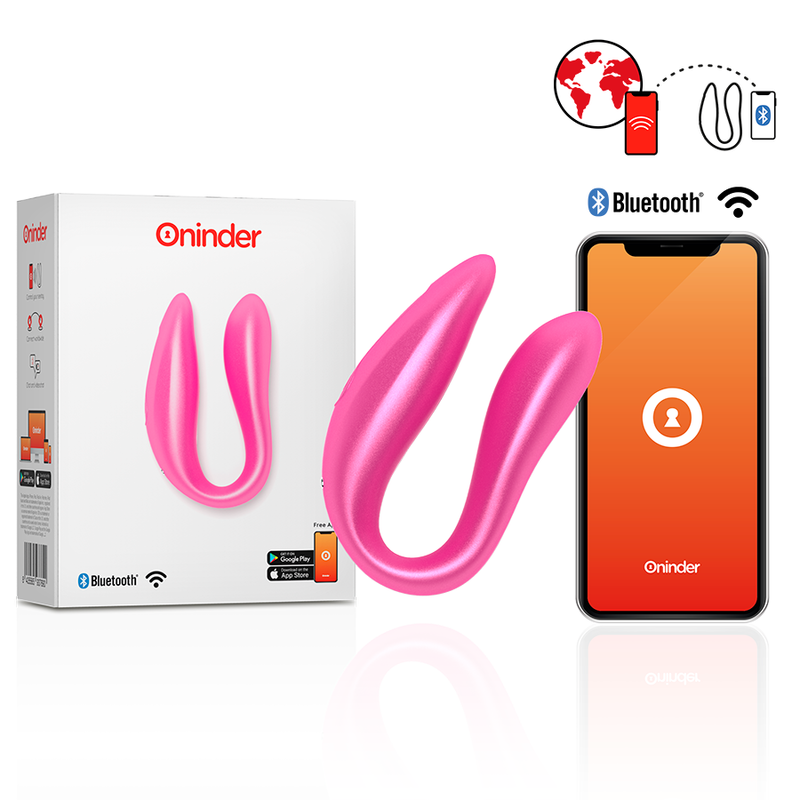 ONINDER - LISBOA G-SPOT & CLITORAL STIMULATEUR NOIR - APPLICATION GRATUITE