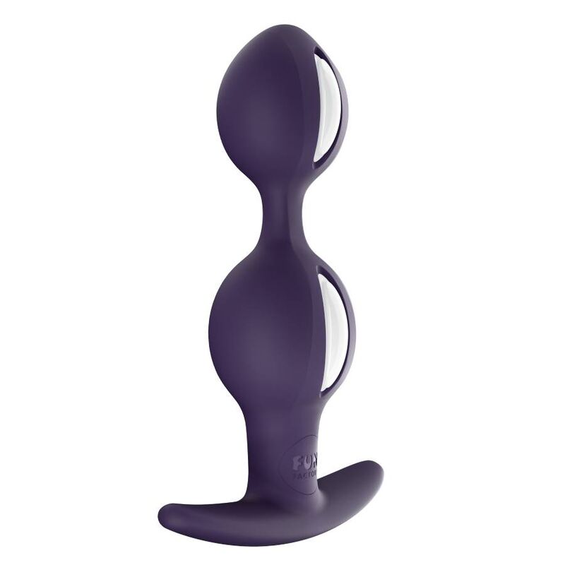 FUN FACTORY - B BALLES DUO BLANC/VIOLET FONC?