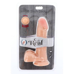 Gode double densité 18 cm avec boules – Sextoy réaliste Get Real