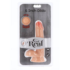 Gode double densité 17 cm peau avec boules – Sextoy réaliste Get Real