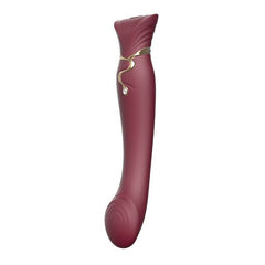 ZALO - QUEEN SET PULSE WAVE CLIT STIM ROUGE