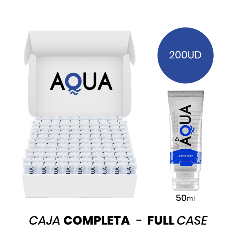 MOQ 200 - AQUA QUALITY LUBRIFIANT À BASE D''EAU 50 ML