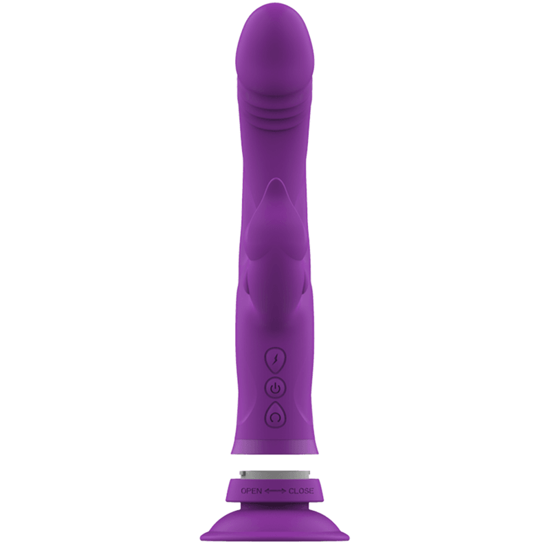 INTENSE - VIBRATEUR EN SILICONE CASANOVA RABBIT TRIPLE MOTEUR VIOLET