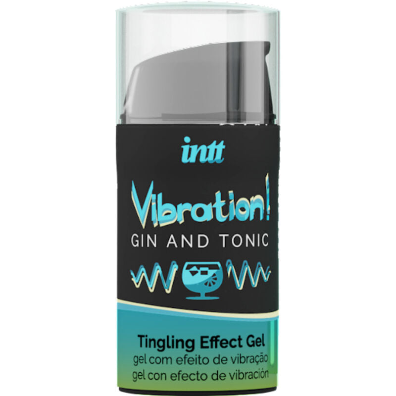 INTT - GEL VIBRATEUR LIQUIDE PUISSANT STIMULANT INTIME GIN & TONIC 15ML