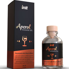 INTT MASSAGE & ORAL SEX - GEL DE MASSAGE APEROL EFFET CHALEUR INTENSE