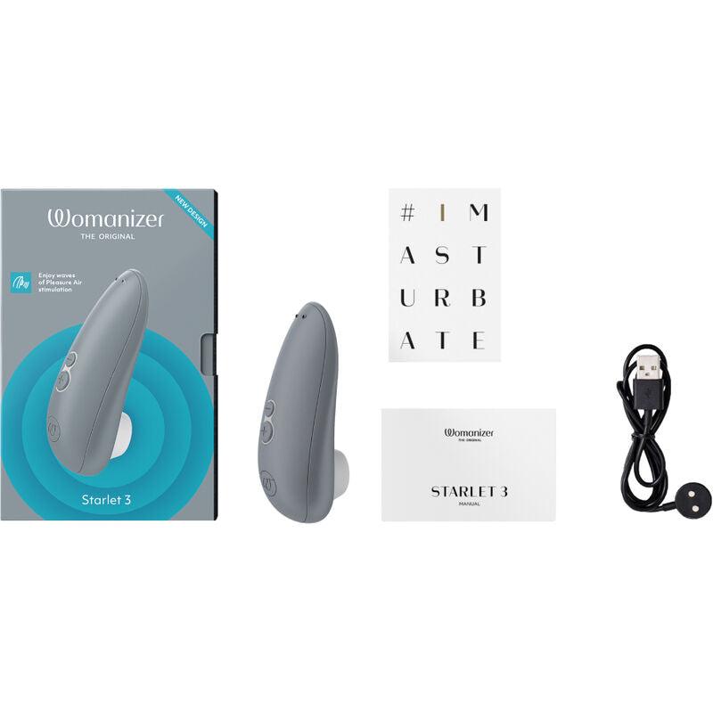 WOMANIZER - STIMULATEUR CLITORAL STARLET 3 GRIS