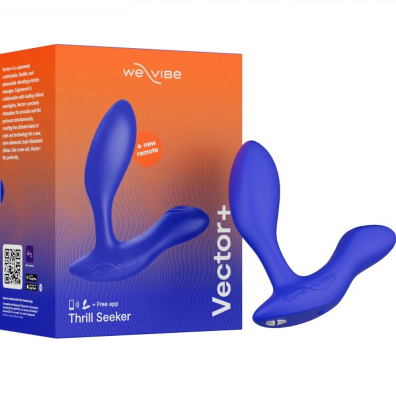 WE-VIBE - MASSEUR DE PROSTATE VECTOR+ BLEU