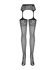 OBSESSIVE - S500 COLLANTS PORTE JARRETELLES NOIRE S/M/L