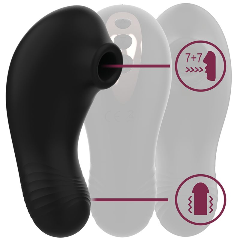 RITHUAL - STIMULATEUR DE CLITORIS DE POCHE SHUSHU PRO 2 MOTEURS  JET PUISSANTS