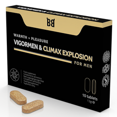 BLACK BULL - VIGORMEN & CLIMAX EXPLOSION PLUS GRAND PLAISIR POUR HOMMES 10 GÉLULES