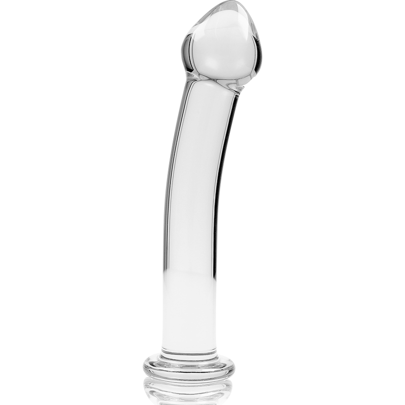 NEBULA SERIES BY IBIZA - MODÈLE 11 GODE EN VERRE BOROSILICATE CLAIR 16 CM -O- 3 CM