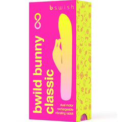 B SWISH - VIBRATEUR RECHARGEABLE CLASSIQUE BWILD BUNNY INFINITE SILICONE ROSE