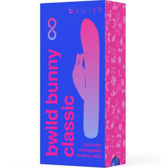 B SWISH - VIBRATEUR RECHARGEABLE CLASSIQUE BWILD BUNNY INFINITE SILICONE BLEU