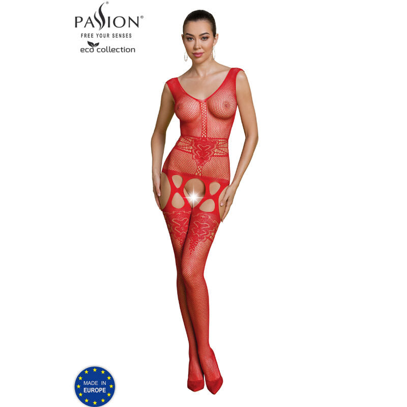 PASSION - BODYSTOCKING ECO COLLECTION ECO BS014 NOIR