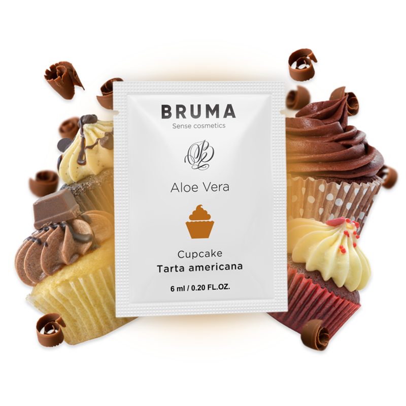 BRUMA - GEL GLISSANT À L''ALOE VERA SAVEUR CUPCAKE 6 ML