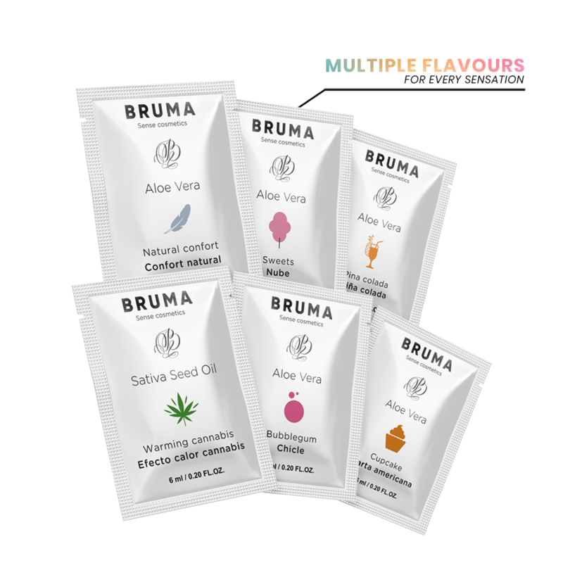 BRUMA - GEL GLISSANT À L''ALOE VERA SAVEUR PINA COLADA 6 ML