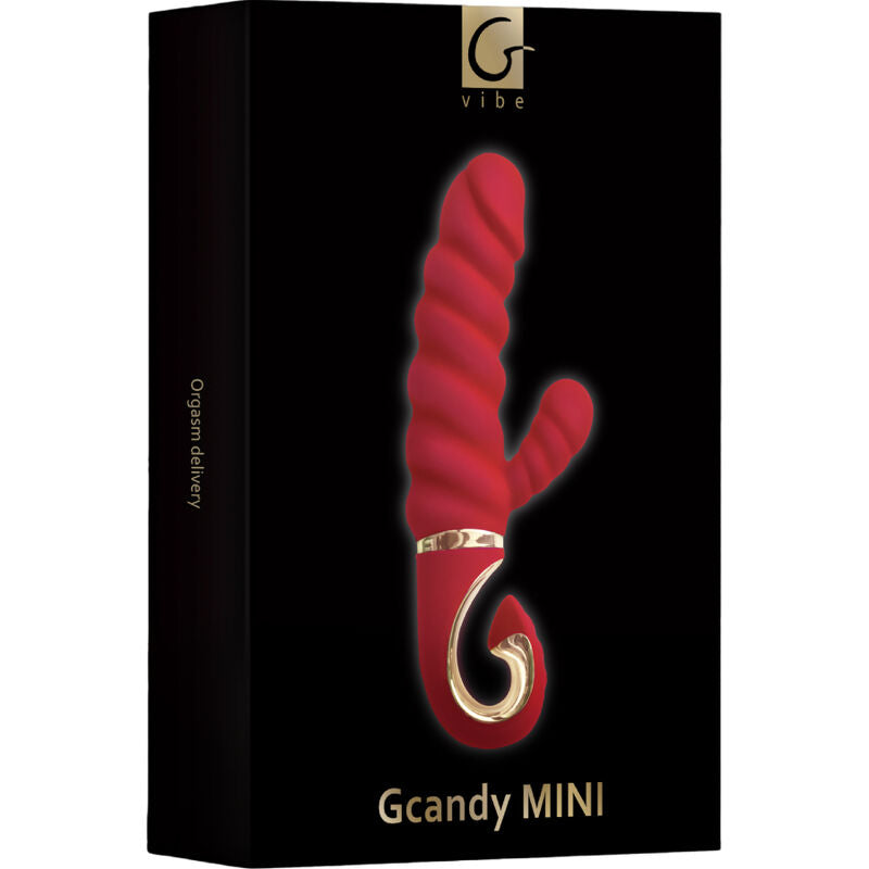 G-VIBE - VIBRATEUR GCANDY MINI ROUGE EN SILICONE