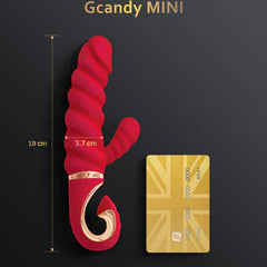 G-VIBE - VIBRATEUR GCANDY MINI ROUGE EN SILICONE