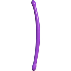 CLASSIX - GODE DOUBLE FLEXIBLE 43,7 CM VIOLET