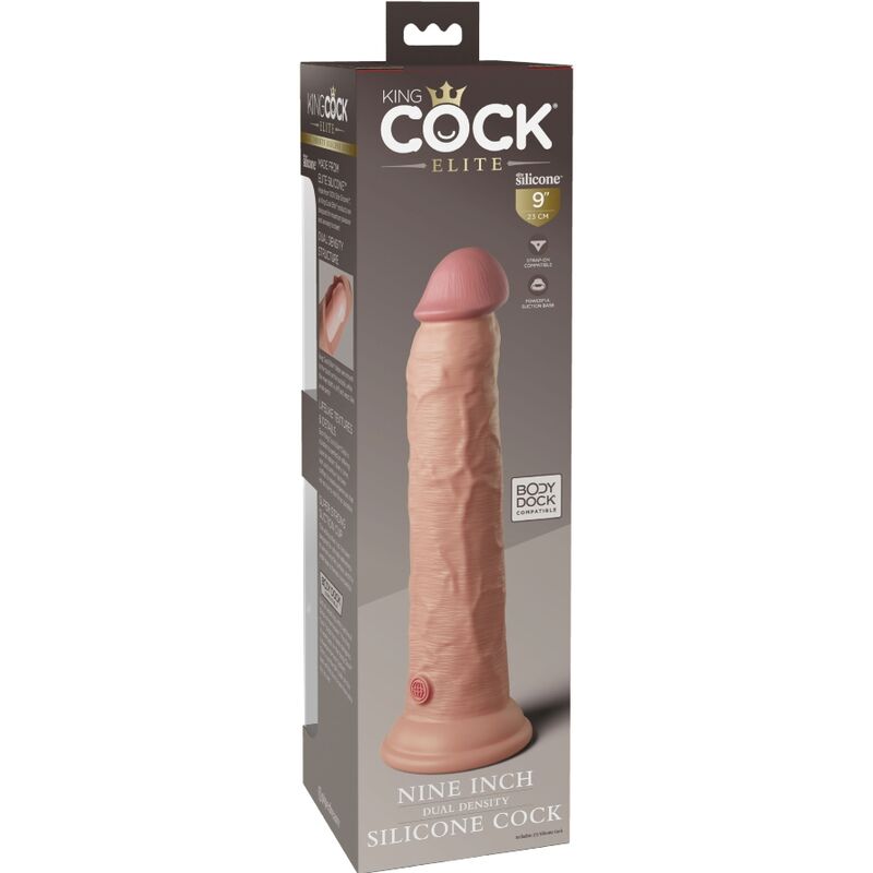 KING COCK - ELITE GODE RÉALISTE EN SILICONE 23 CM