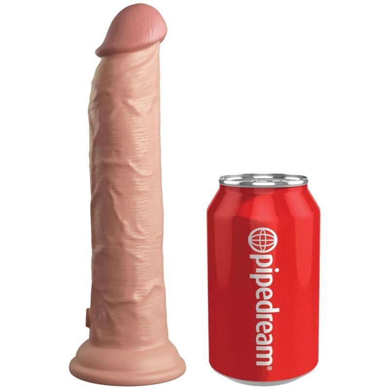 KING COCK - ELITE VIBRATEUR GODE RÉALISTE & TÉLÉCOMMANDE EN SILICONE 23 CM