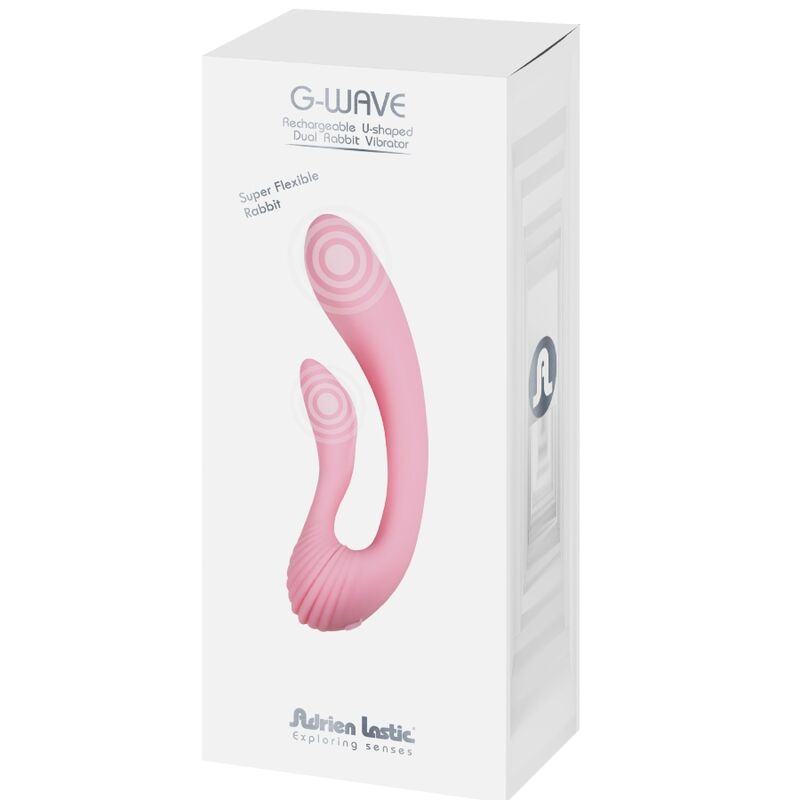 ADRIEN LASTIC - VIBRATEUR G-WAVE DUAL RABBIT ROSE