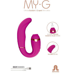 ADRIEN LASTIC - MY·G CLITORIS SUCKER ET STIMULATEUR DE POINT G ROSE