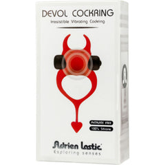 ADRIEN LASTIC - ANNEAU VIBRATEUR ROUGE DEVOL COCKRING