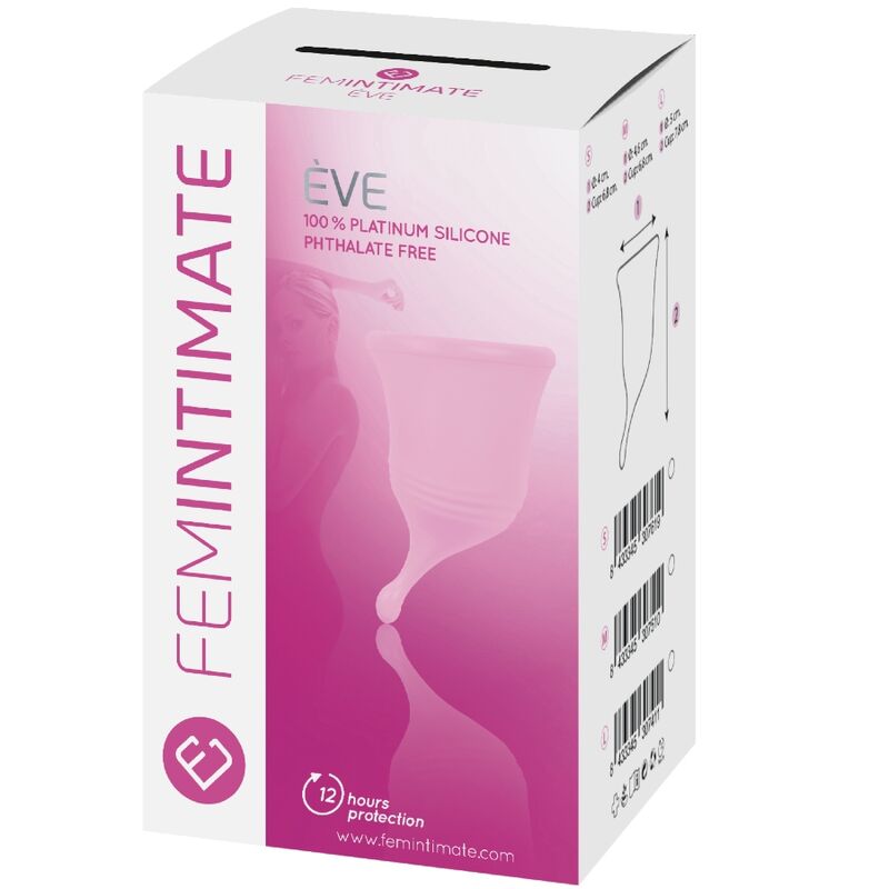 FEMINTIMATE - EVE NEW COUPE MENSTRUELLE EN SILICONE - TAILLE S