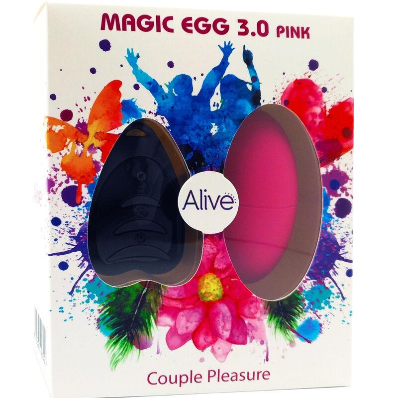 ALIVE - MAGIC EGG 3.0 OEUF VIBRANT TÉLÉCOMMANDE ROSE