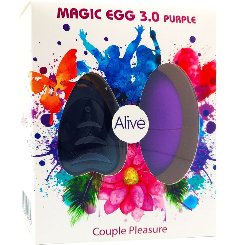 ALIVE - MAGIC EGG 3.0 OEUF VIBRANT TÉLÉCOMMANDE VIOLET