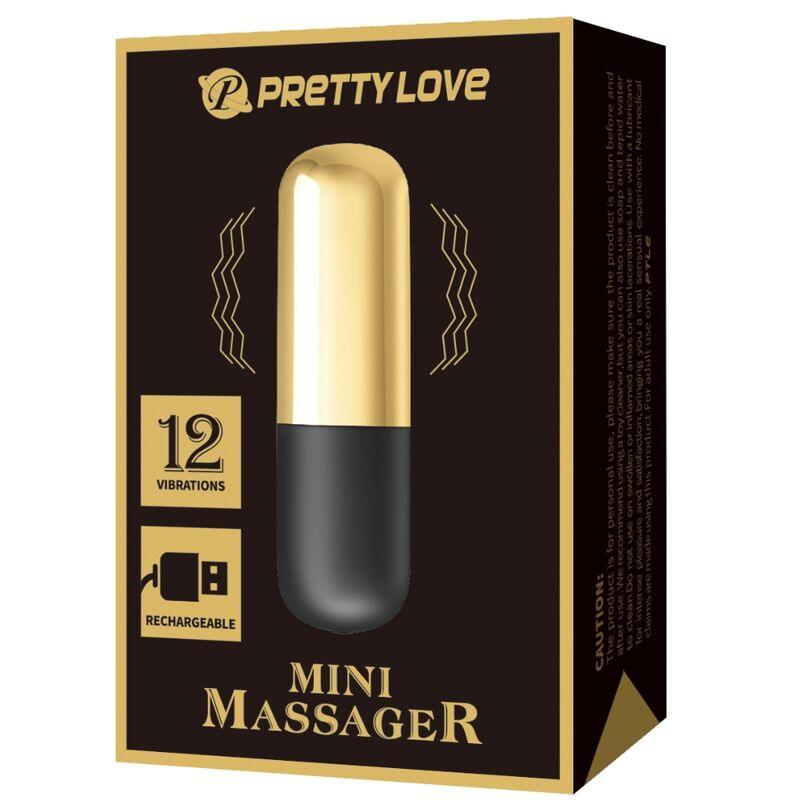 PRETTY LOVE - VIBRATEUR BULLET RECHARGEABLE DOR?