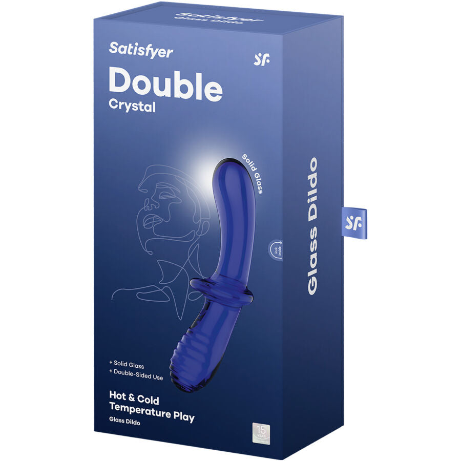 SATISFYER - GODE DOUBLE CRISTAL TRANSPARENT