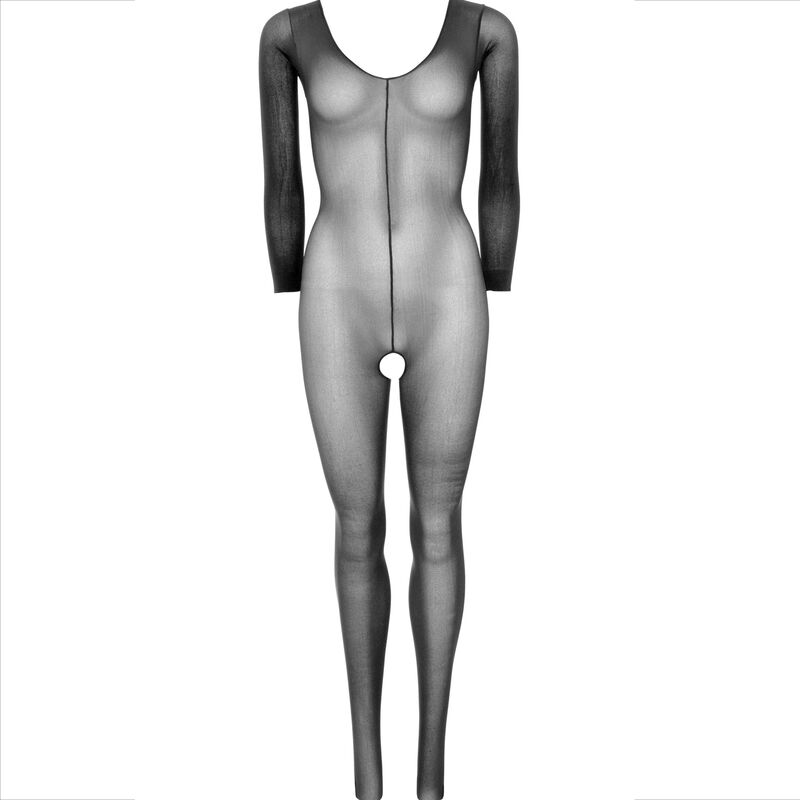 LEG AVENUE - BODYSTOCKING MANCHES LONGUES NOIR