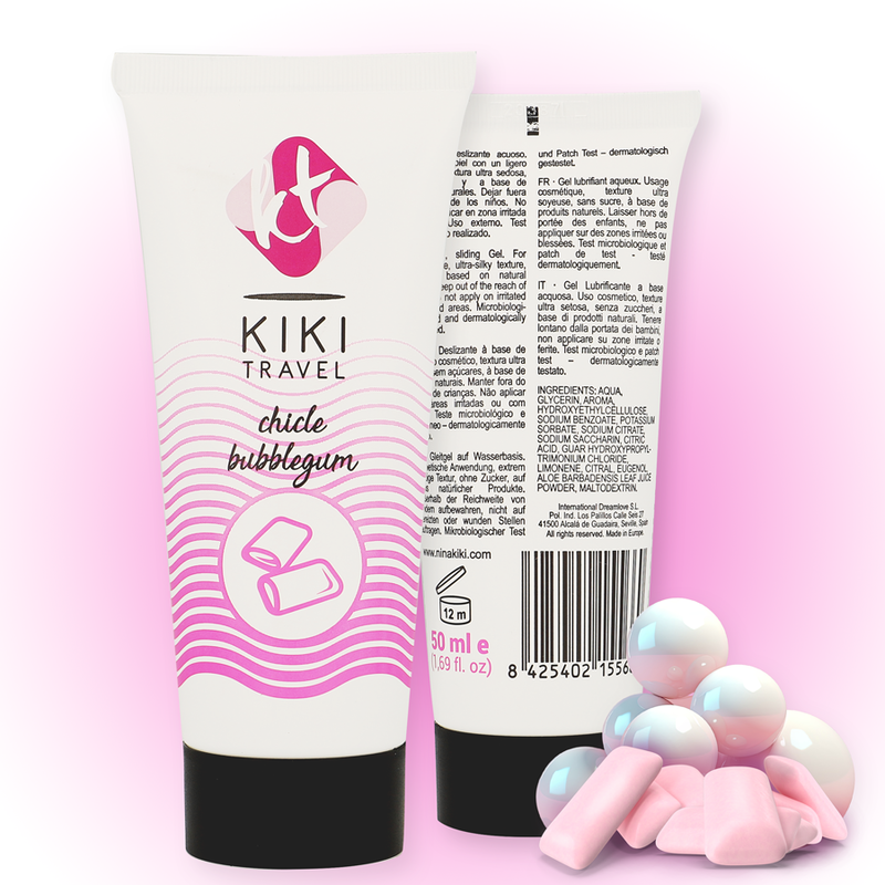 KIKÍ TRAVEL - LUBRIFIANT GOMME FRAISE 50 ML