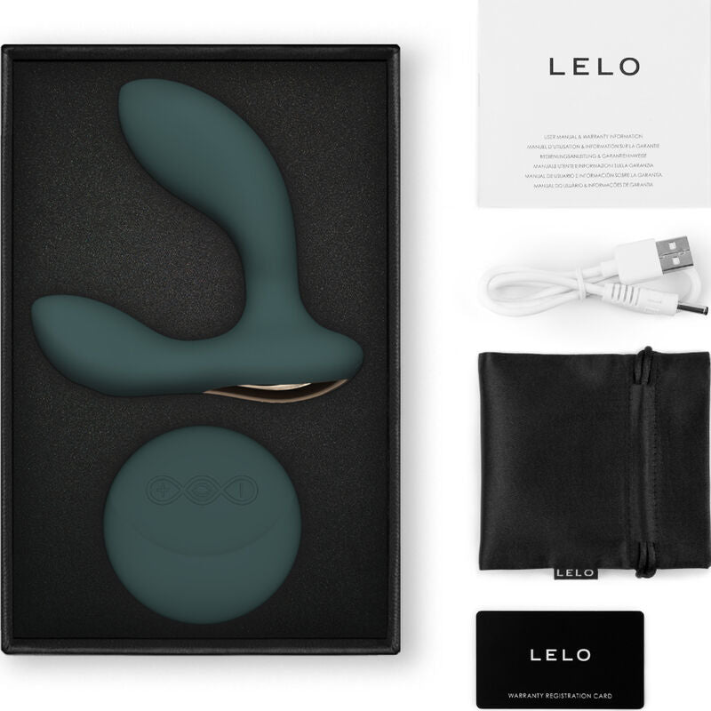 LELO - MASSEUR DE PROSTATE  TÉLÉCOMMANDE HUGO 2 VERT VERT