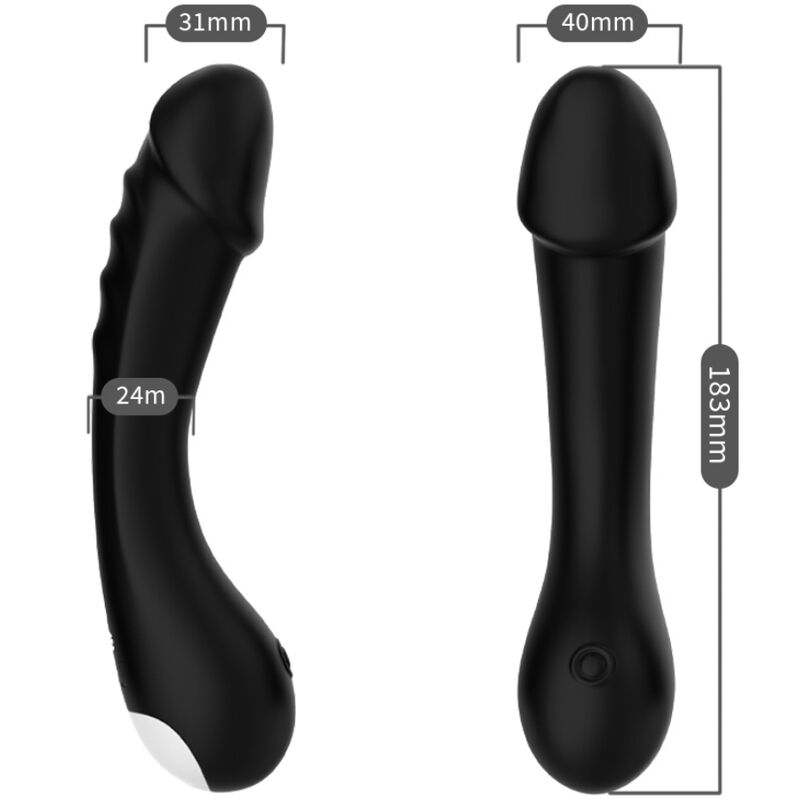 ARMONY - GODE VIBRATEUR POINT G SILICONE NOIR